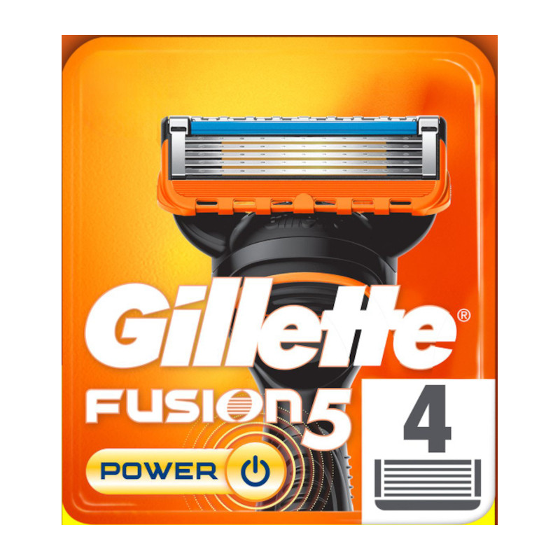 Gillette Fusion5 Power Кассеты для бритвенного станка 4 шт