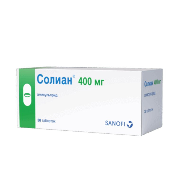 Солиан 400 мг таблетки 30 шт