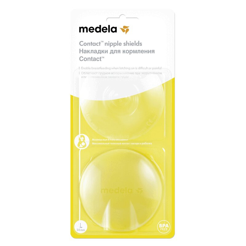 Medela Contact Накладка на грудь для кормления размер L 2 шт
