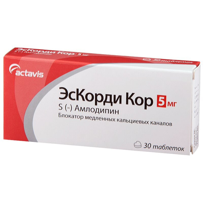 ЭсКорди Кор 5 мг таблетки 30 шт