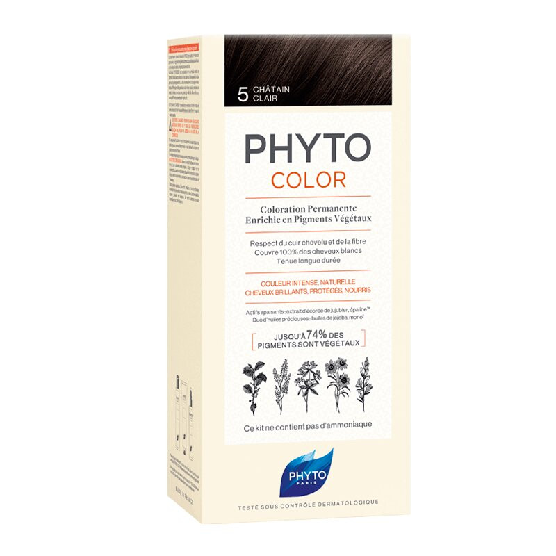 Phyto Колор Краска для волос Тон 5 Светлый шатен