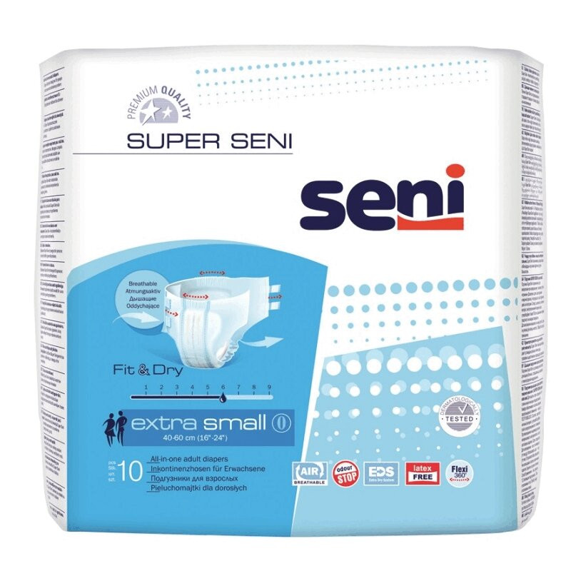 Seni Super Extra Подгузники для взрослых размер S 10 шт