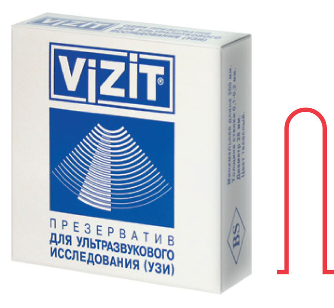 Vizit Презерватив для УЗИ 1 шт
