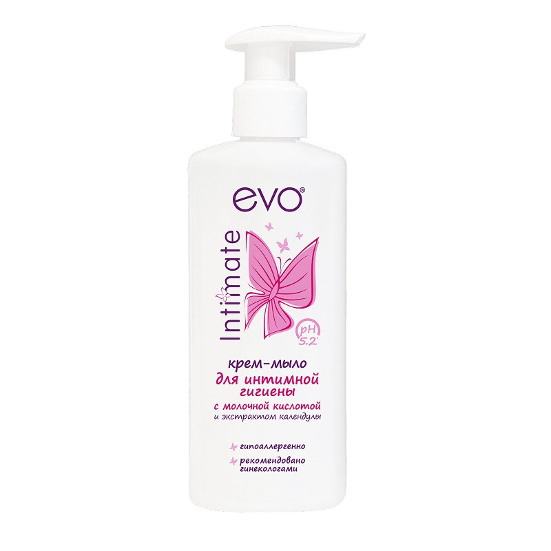 Evo Intimate Крем-мыло для интимной гигиены 200 мл