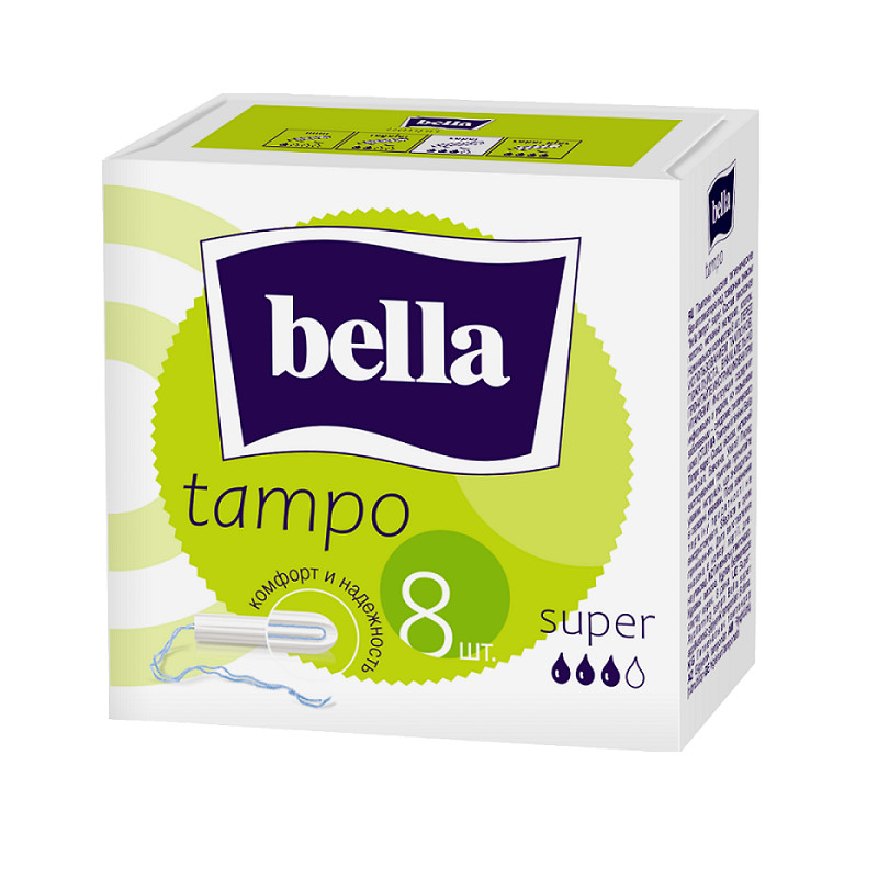 Bella Tampo Super Тампоны гигиенические 8 шт