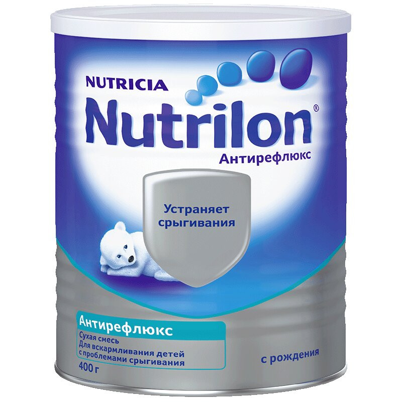 Детское питание Nutrilon Антирефлюкс смесь сухая с нуклеотидами с рождения 400 г