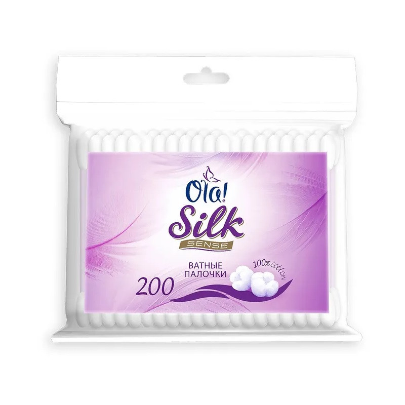 Ola! Silk Sense Ватные палочки в пакете 200 шт