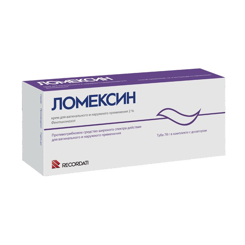 Ломексин 2% крем вагинальный 78 г