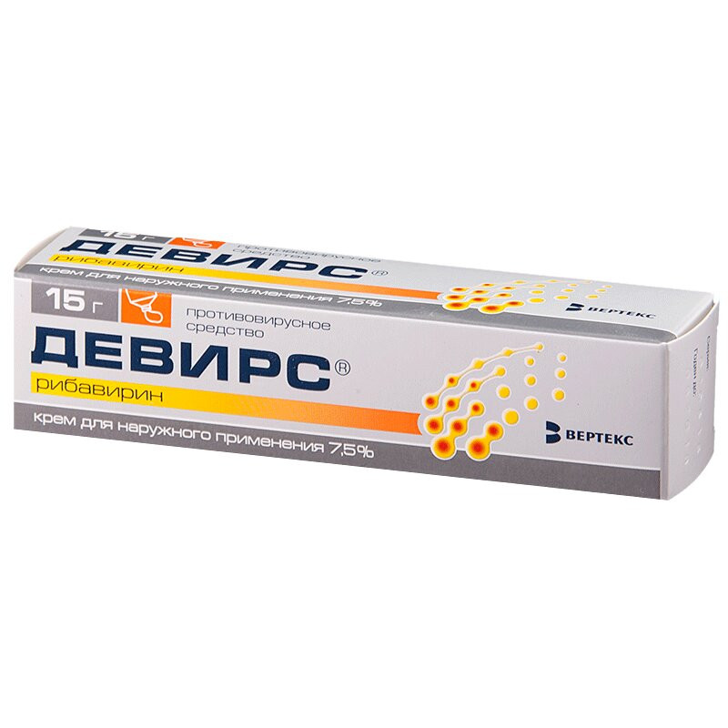 Девирс 7,5% крем для наружного применения 15 г