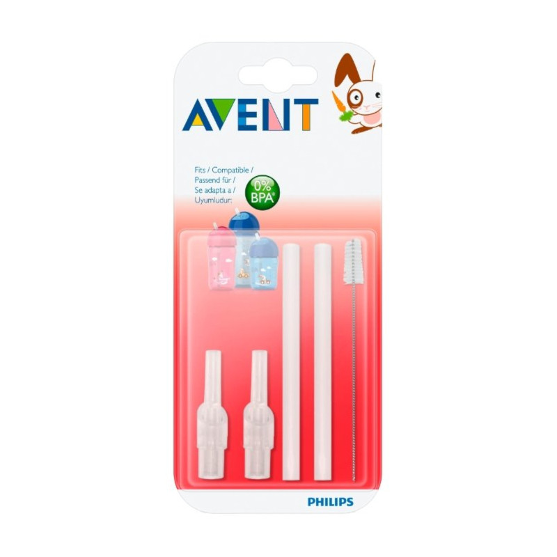 Philips Avent Набор для поильника трубочки + ершик