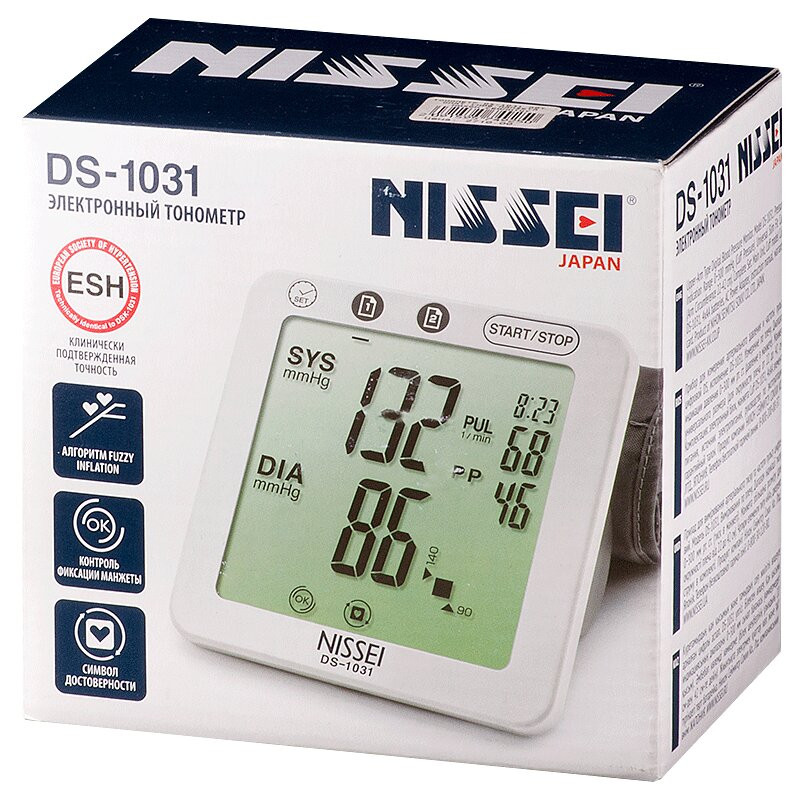 Nissei Тонометр автоматический DS-1031 с универсальной манжетой