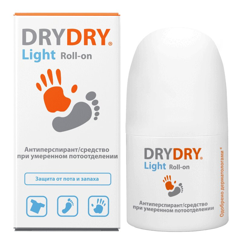 Dry Dry Light Roll-on Средство от потоотделения 50 мл