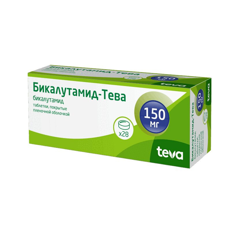 Бикалутамид-Тева 150 мг таблетки 28 шт