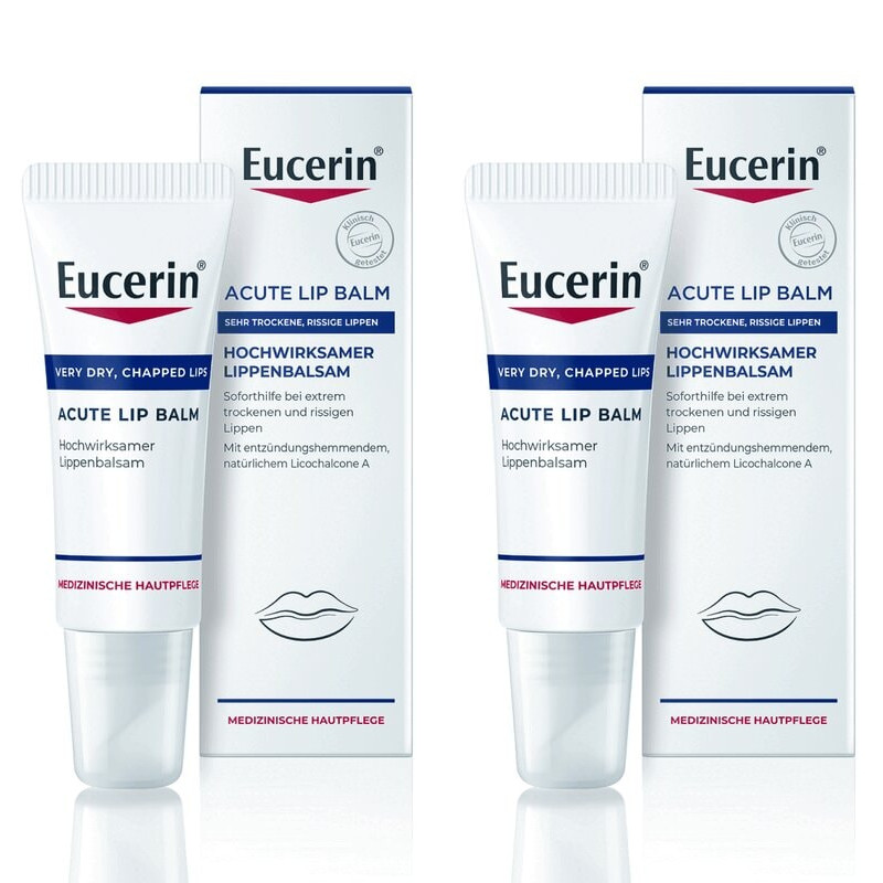 Набор 2Х Eucerin UreaRepair Бальзам для губ увлажняющий успокаивающий 10 мл
