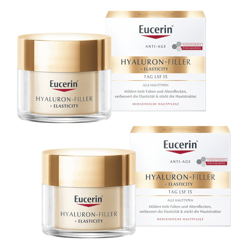Набор 2Х Eucerin Hyaluron-Filler + Elasticity Крем для лица дневной 50 мл