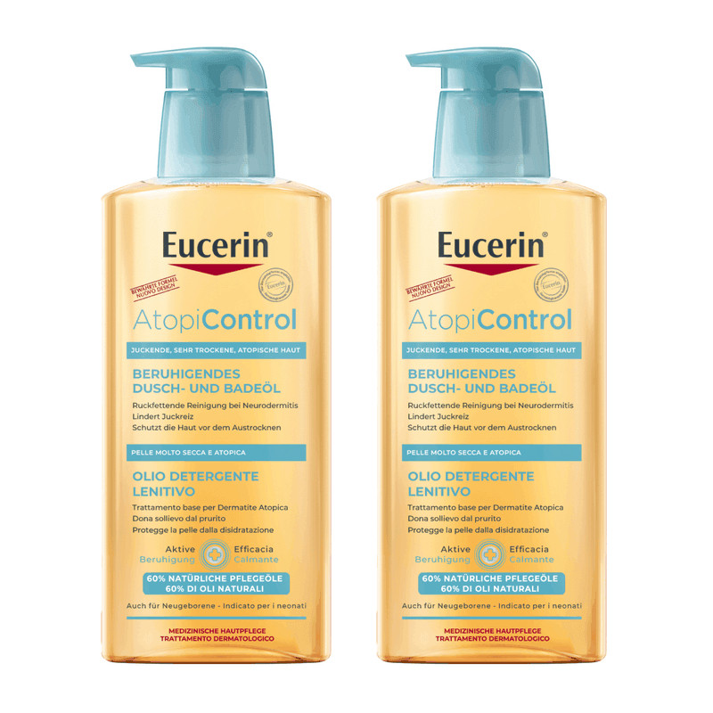 Набор 2Х Eucerin Atopi Control Масло для душа очищающее 400 мл