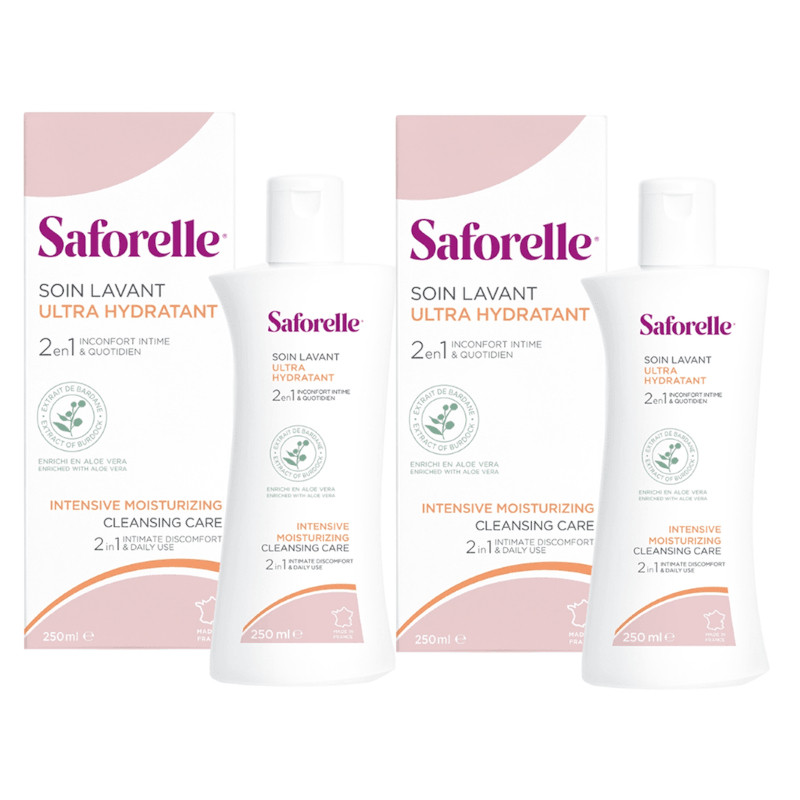 Набор 2Х Saforelle Гель для интимной гигиены интенсивное увлажнение 250 мл