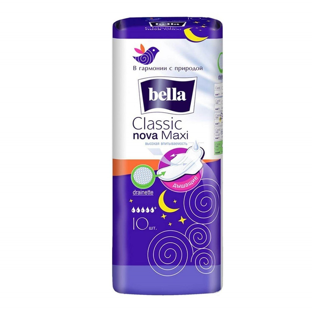 Bella Classic Nova Maxi Прокладки гигиенические 10 шт