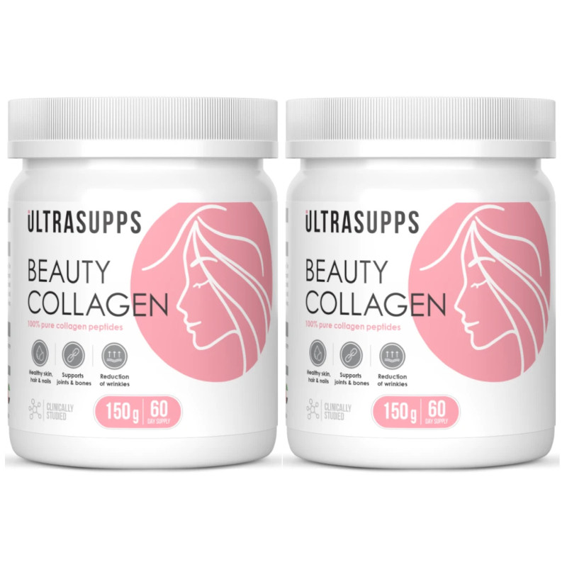 Набор 2Х Ultrasupps Бьюти Коллаген пептиды порошок 150 г