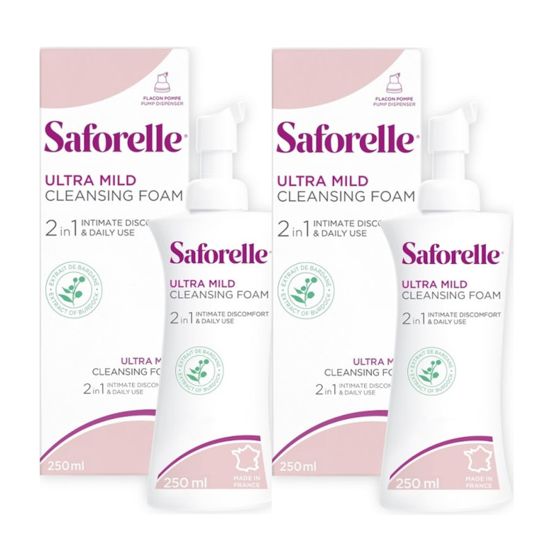 Набор 2Х Saforelle Пенка для интимной гигиены ультра-мягкая 250 мл