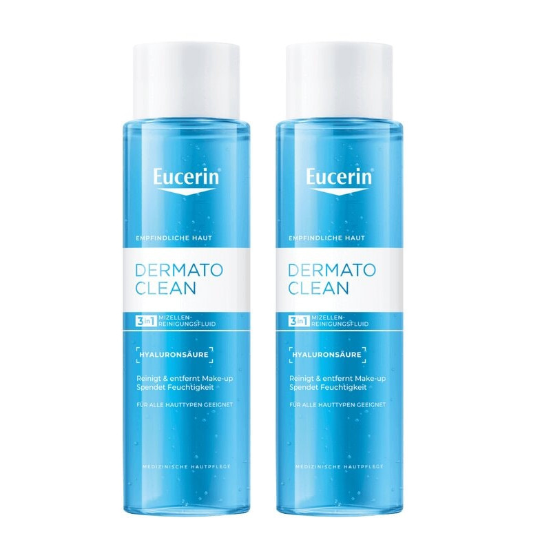 Набор 2Х Eucerin DermatoCLEAN Вода мицеллярная 3в1 400 мл