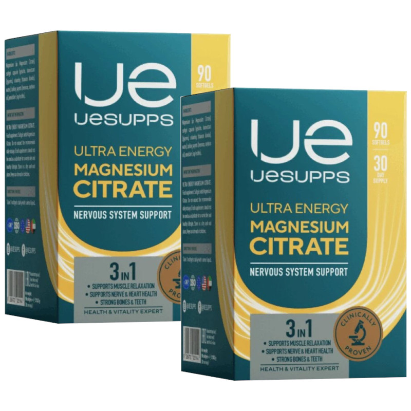 Набор 2Х Uesupps Магния цитрат капсулы 90 шт