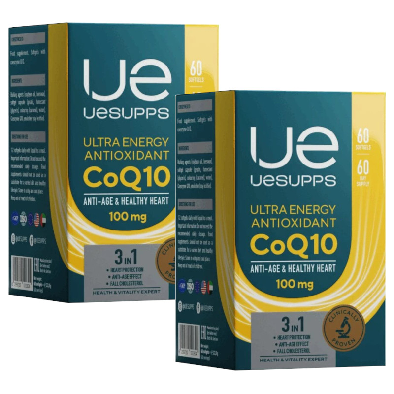 Набор 2Х Uesupps Коэнзим Q10 капсулы 60 шт