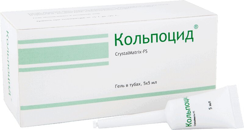 Кольпоцид CrystalMatrix-FS гель д/интравагин.введ.тюб.с наконечн. 5 мл 5 шт