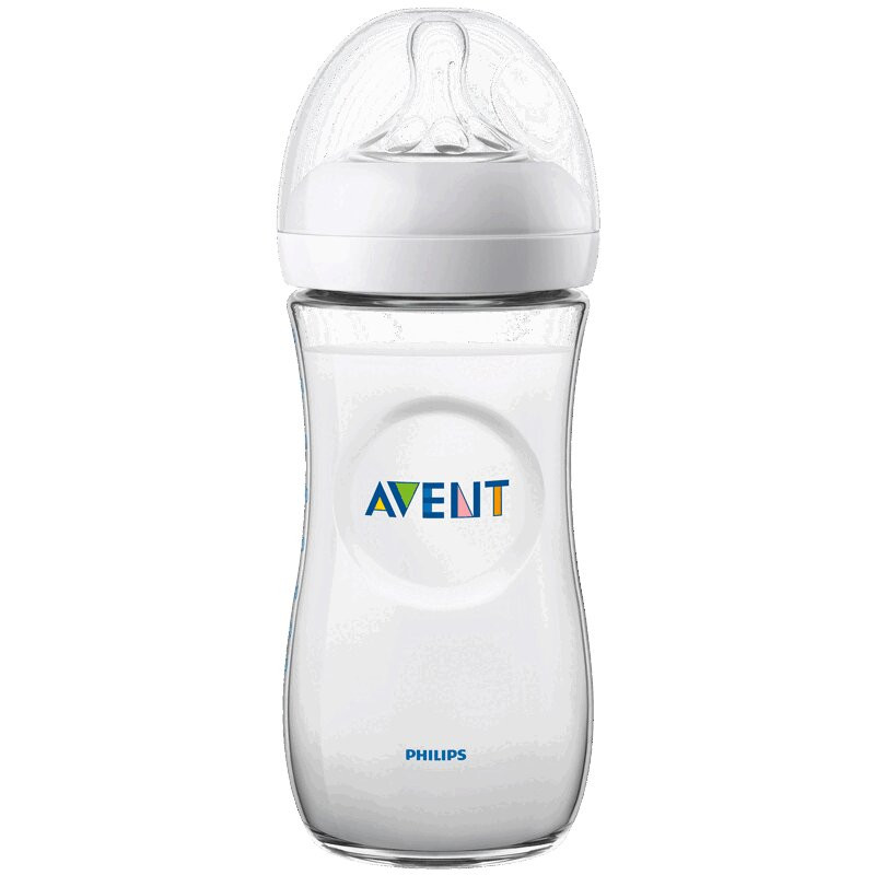 Philips Avent Natural Бутылочка с силиконовой соской с 6 месяцев 330 мл