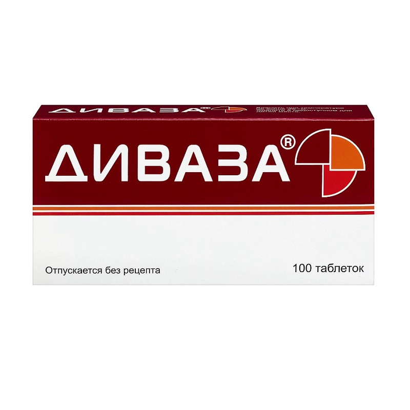 Диваза таблетки для рассасывания 100 шт