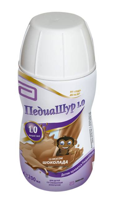 Pediasure Малоежка Напиток для детей Шоколад 200 мл