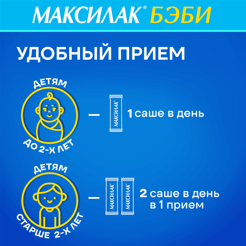 Максилак Бэби порошок для приготовления раствора 10 шт