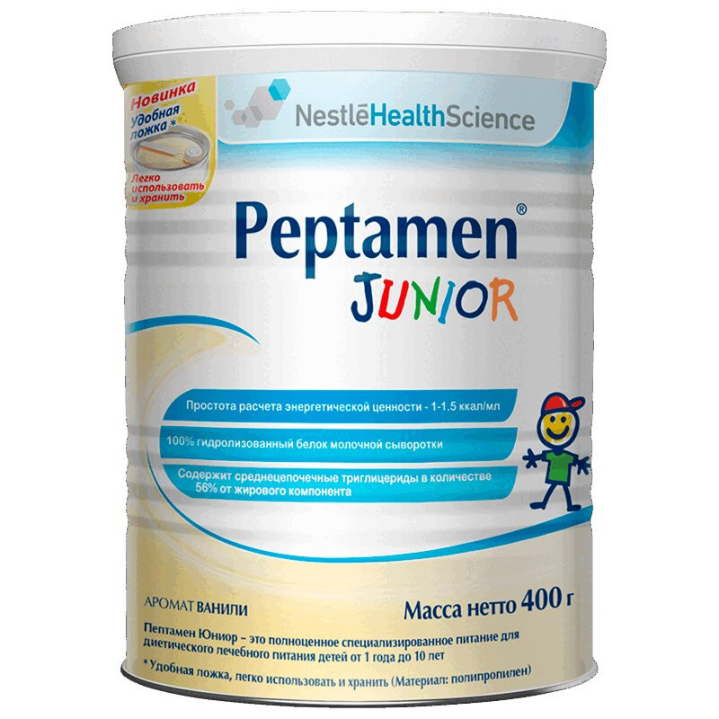 Peptamen Junior смесь сухая с 1 года до 10 лет 400 г