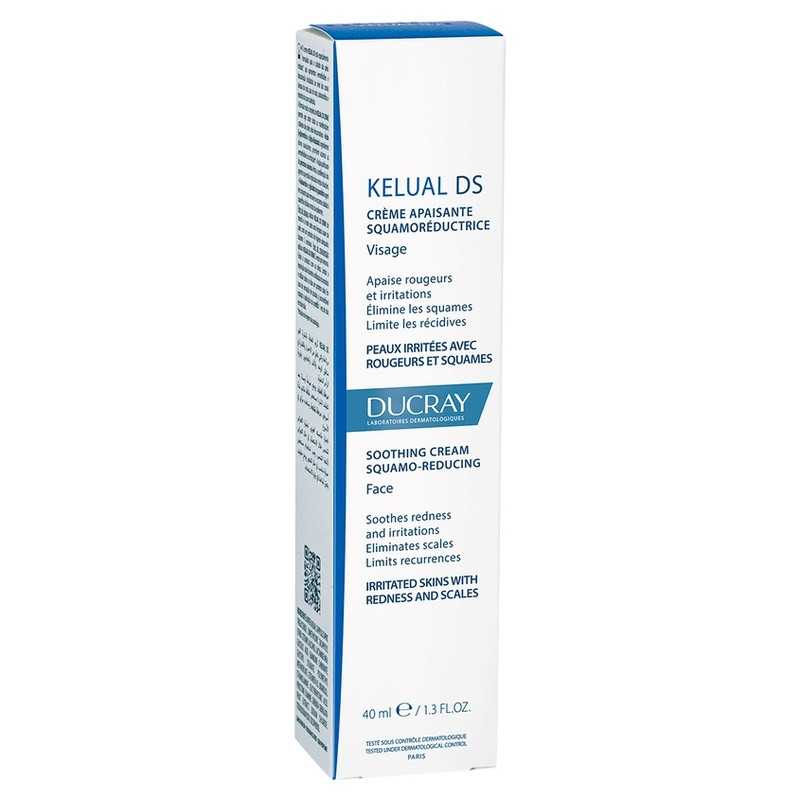 Ducray Kelual DS Крем успокаивающий снижающий шелушение кожи лица 40 мл