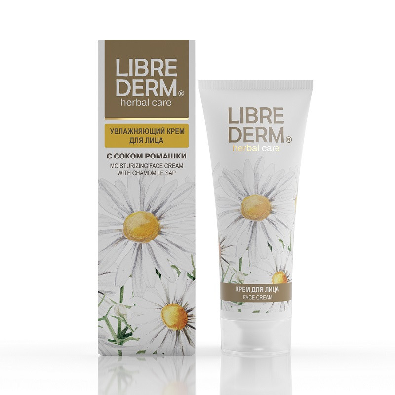 Librederm Herbal Care Крем увлажняющий с ромашкой для лица 75 мл