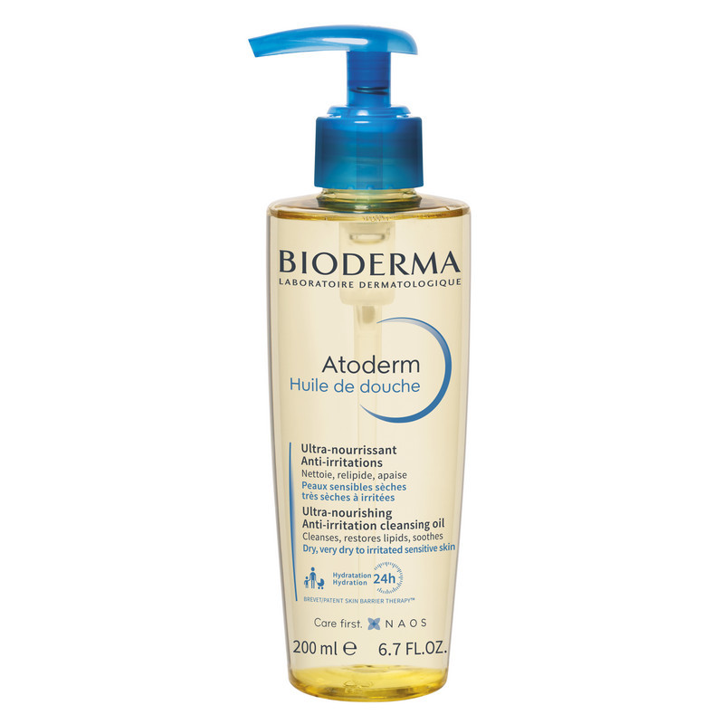 Bioderma Atoderm Масло для душа увлажняющее для сухой атопичной кожи 200 мл