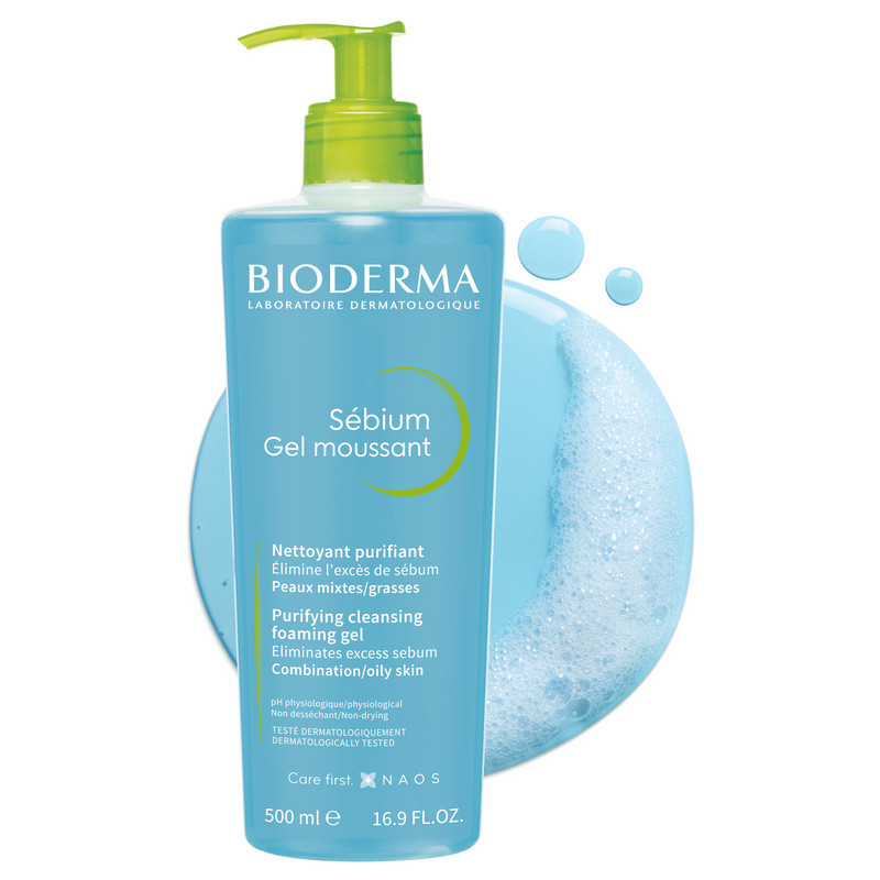 Bioderma Sebium Гель для умывания для жирной и проблемной кожи 500 мл