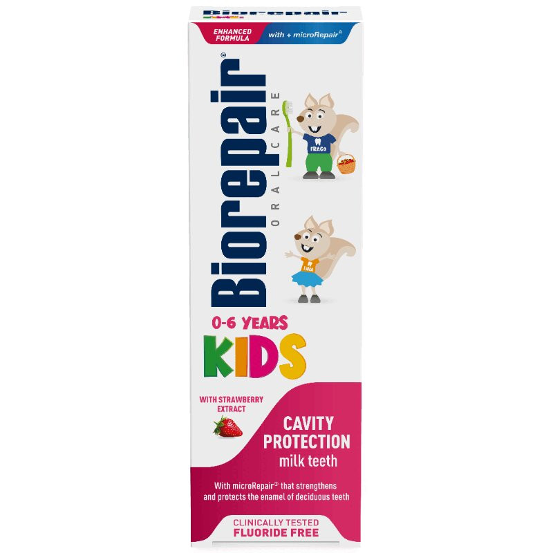 Biorepair Kids Зубная паста для детей 0-6 лет Клубника 50 мл