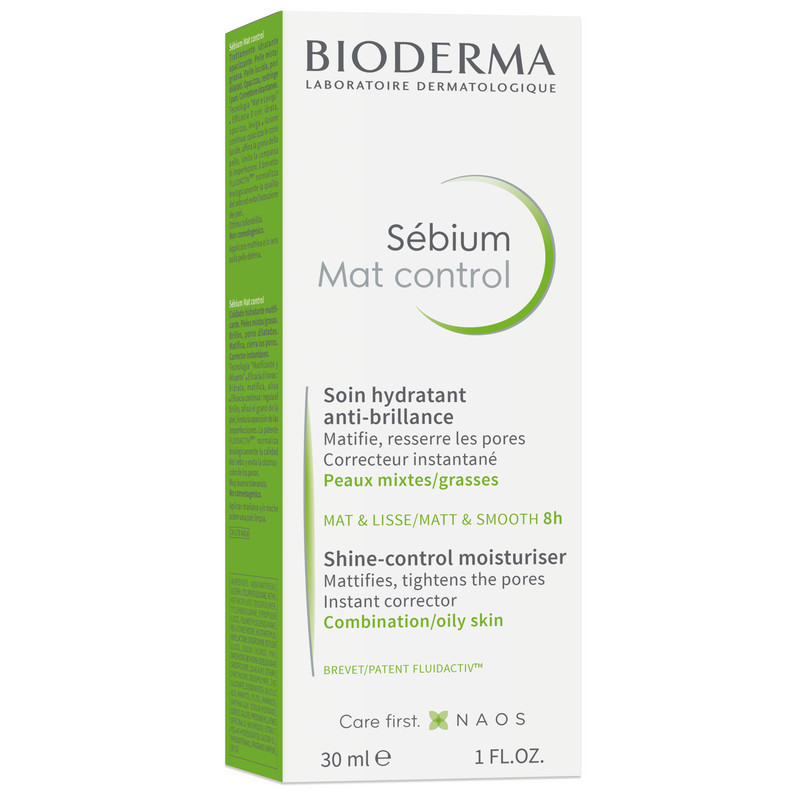 Bioderma Sebium Mat Control Крем матирующий для жирной и комбинированной кожи 30 мл