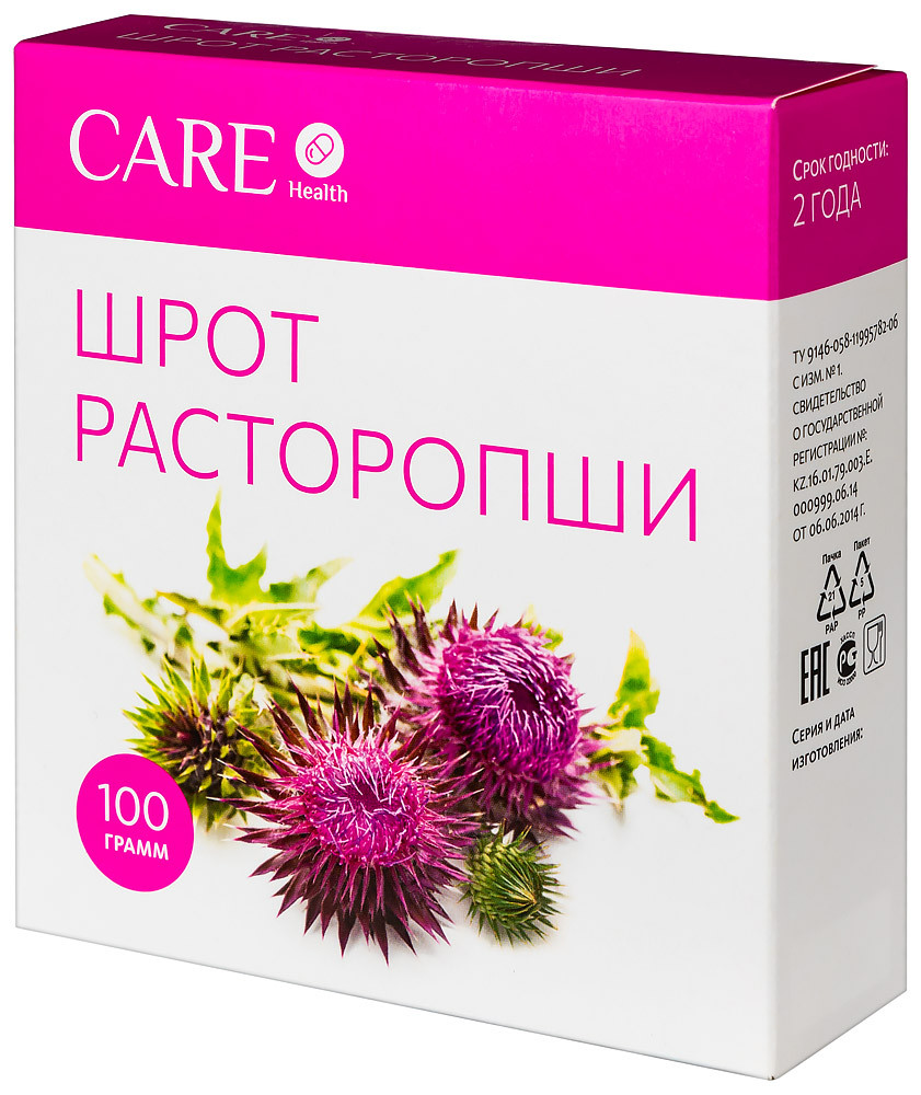 Care Health Расторопши шрот 100 г
