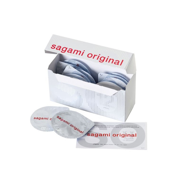 Sagami Original 0,02 Презервативы полиуретановые 12 шт