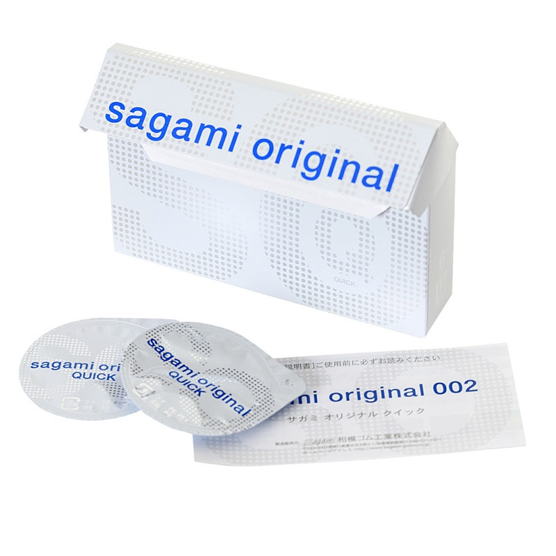 Sagami Original 0,02 Презервативы ультратонкие для быстрого надевания 6 шт