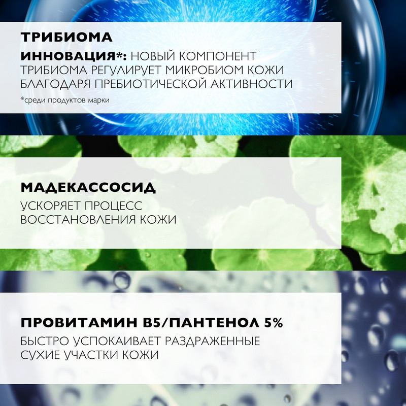 La Roche-Posay Cicaplast Baume B5+ Бальзам восстанавливающий для лица и тела с витамином В5+ 15 мл
