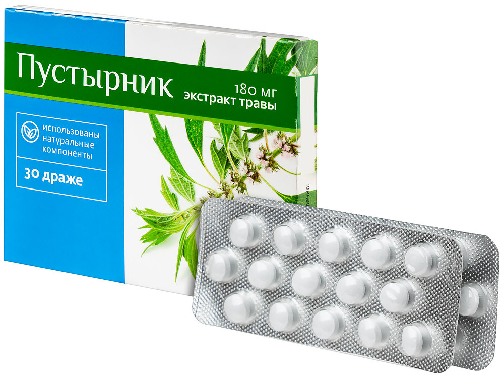 PL Пустырник 180 мг драже 30 шт