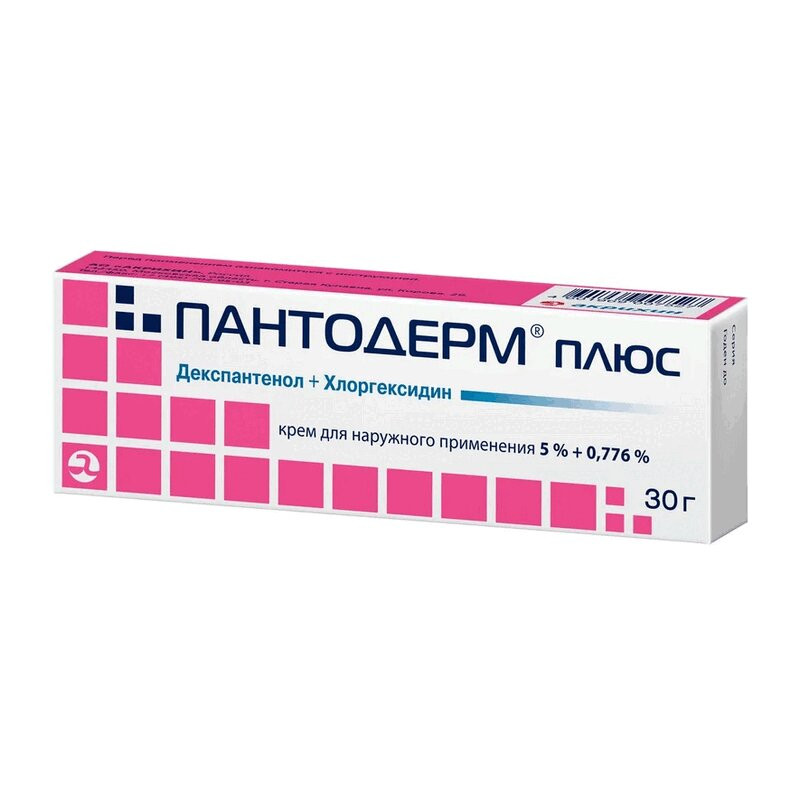 Пантодерм Плюс 5%+0,776% крем для наружного применения 30 г