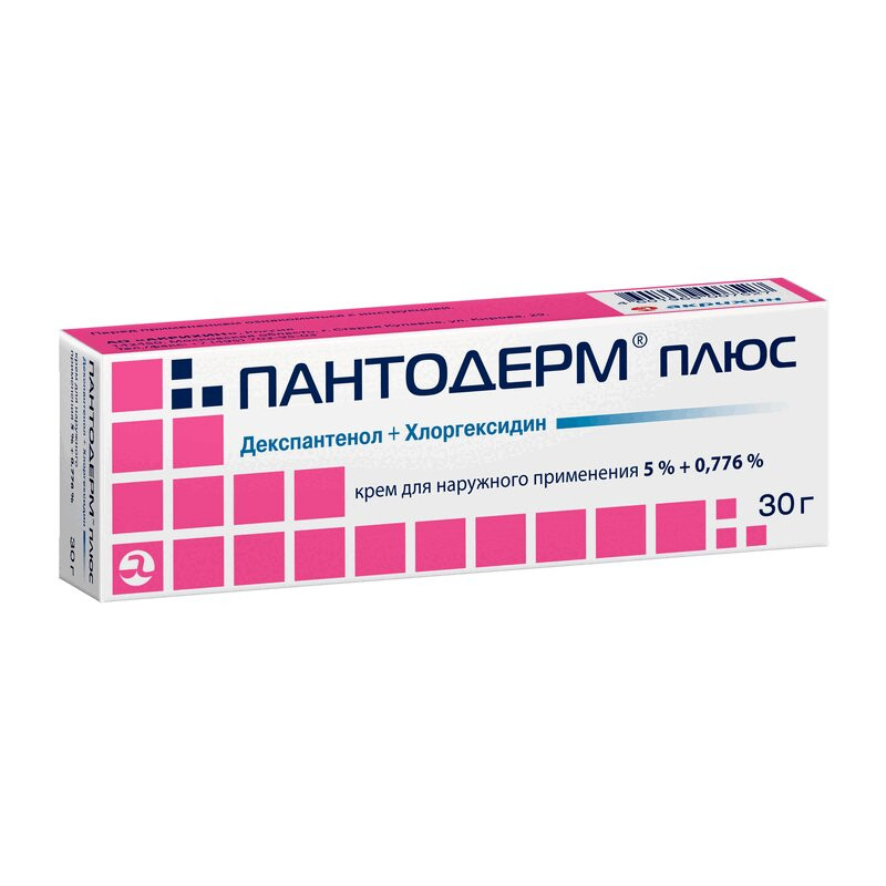 Пантодерм Плюс 5%+0,776% крем для наружного применения 30 г