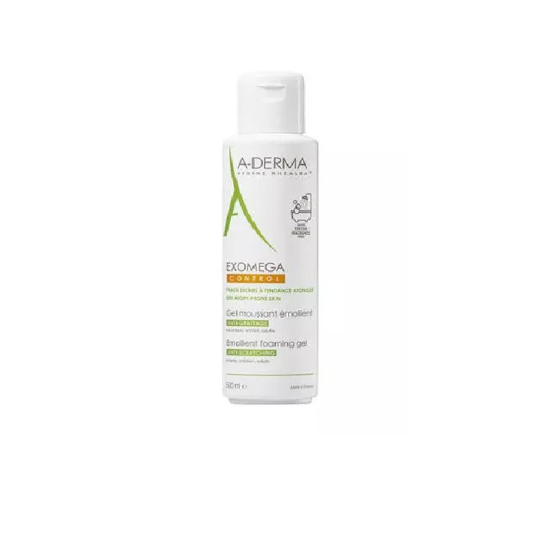 A-Derma Exomega Control Гель пенящийся смягчающий для сухой кожи 500 мл