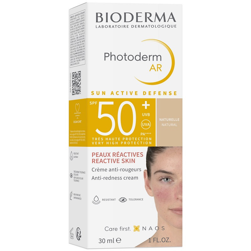 Bioderma Photoderm AR Крем солнцезащитный SPF 50+ с тоном для чувствительной кожи 30 мл