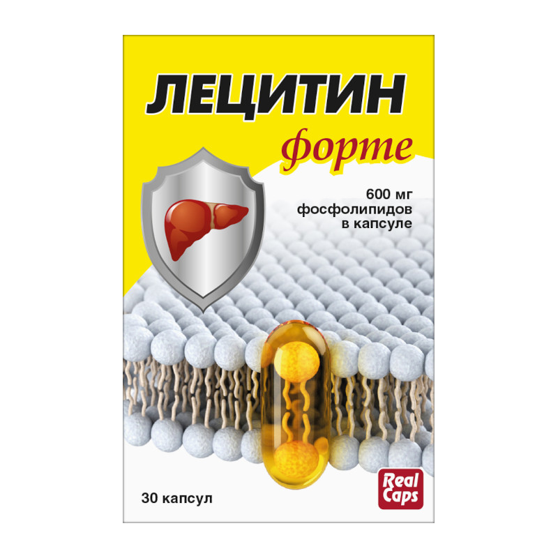 RealCaps Лецитин Форте капсулы 30 шт
