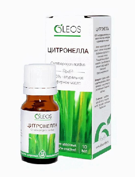 Oleos Масло эфирное Лемонграсс 10 мл